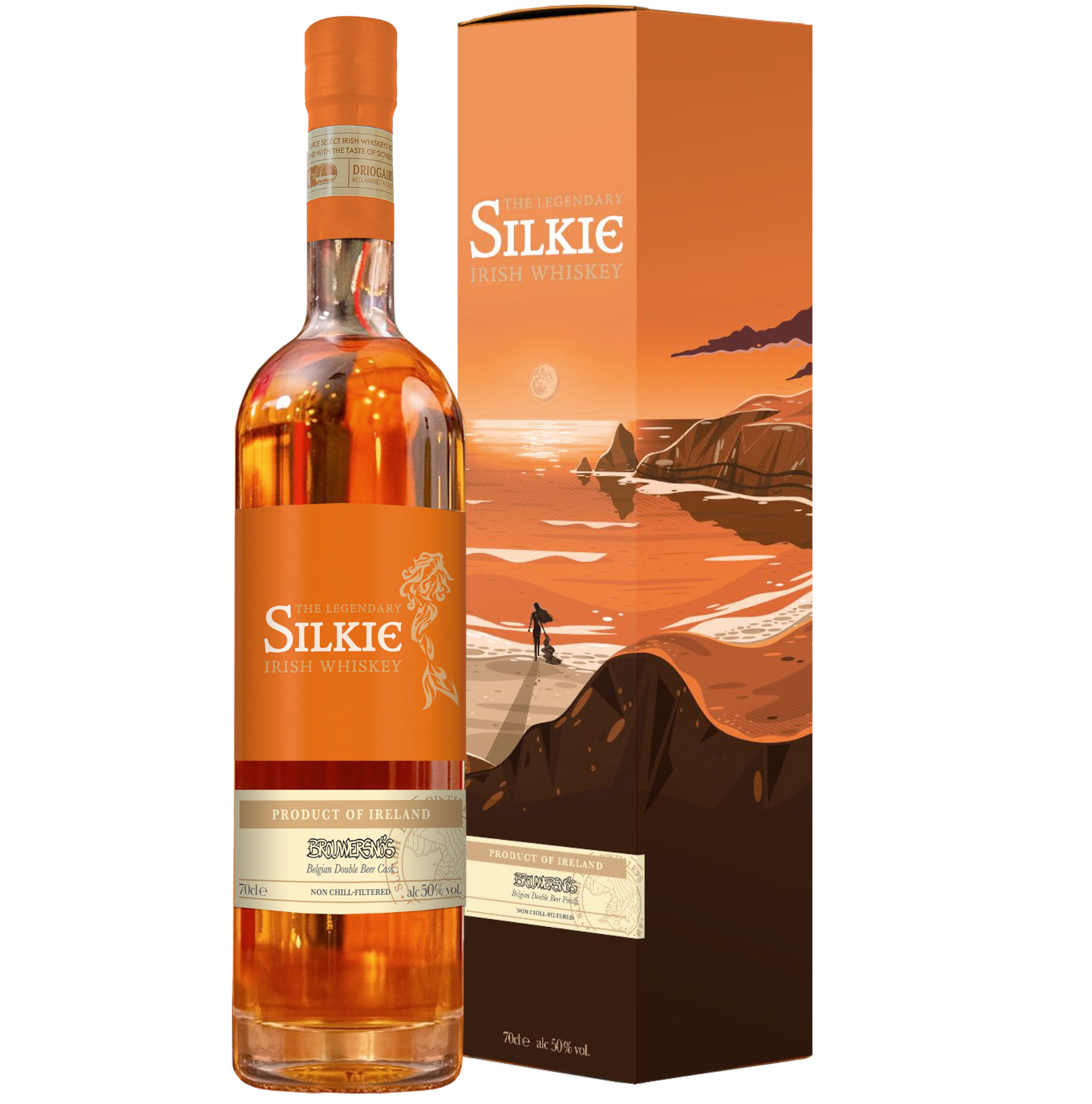 Silkie Brouwersnös Belgian Double Beer Cask The Legendary Irish Whiskey 50% vol.