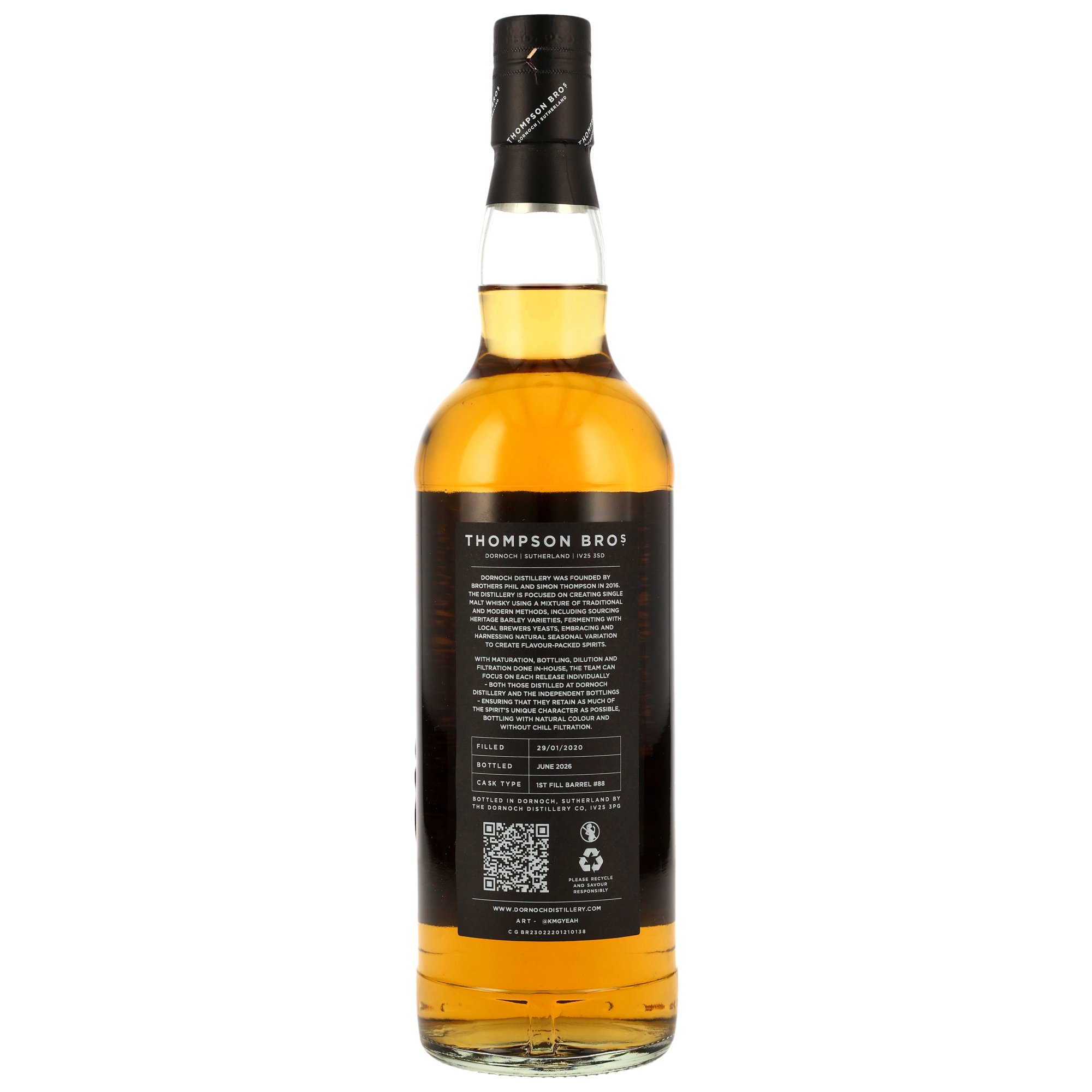 Lochlea 2020/2026 1st Fill Barrel Thompson Bros 57,1% vol.