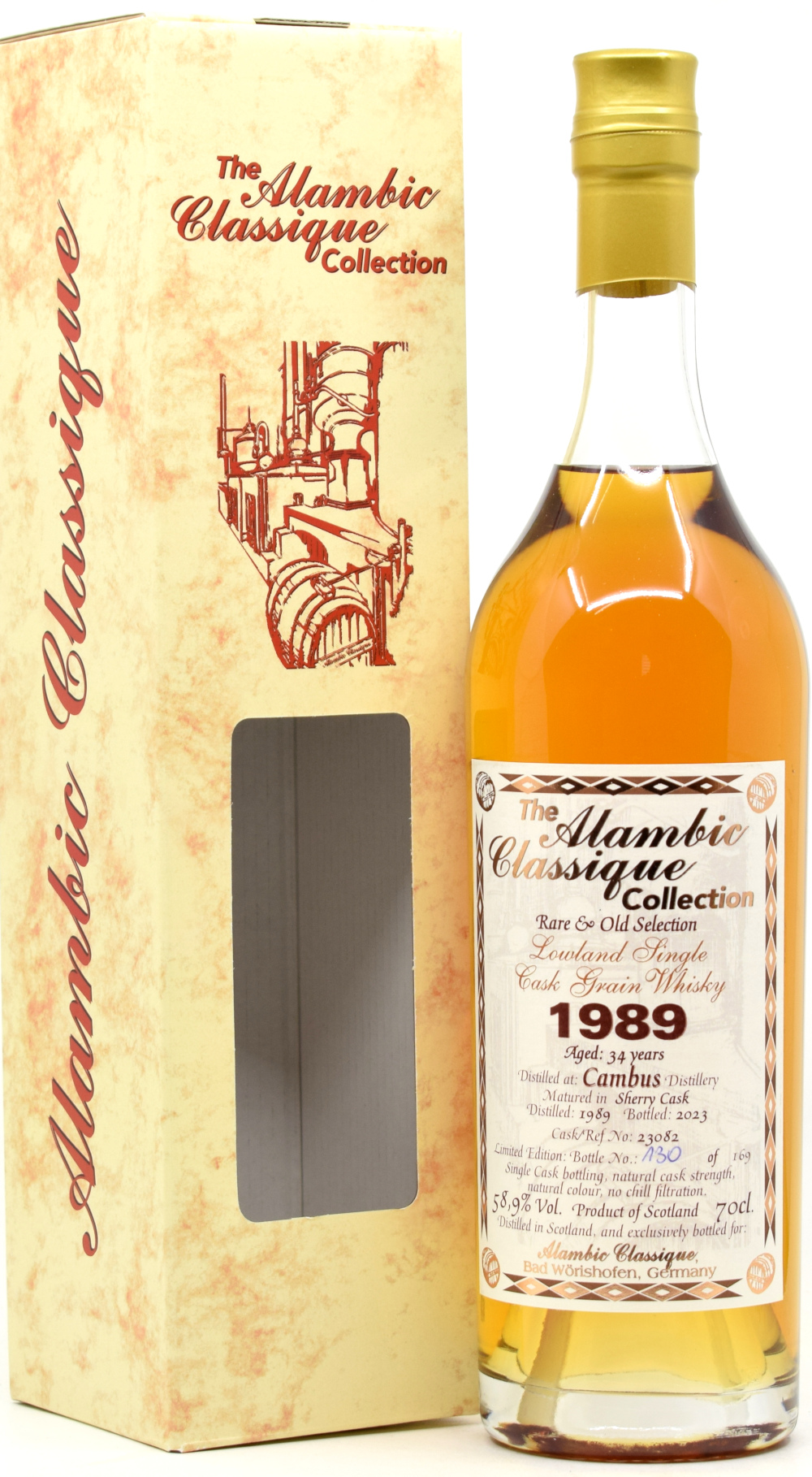cambus_1989_34_AC Cambus 34 Jahre 1989/2023 Sherry Cask Alambic Classique 58,9% vol