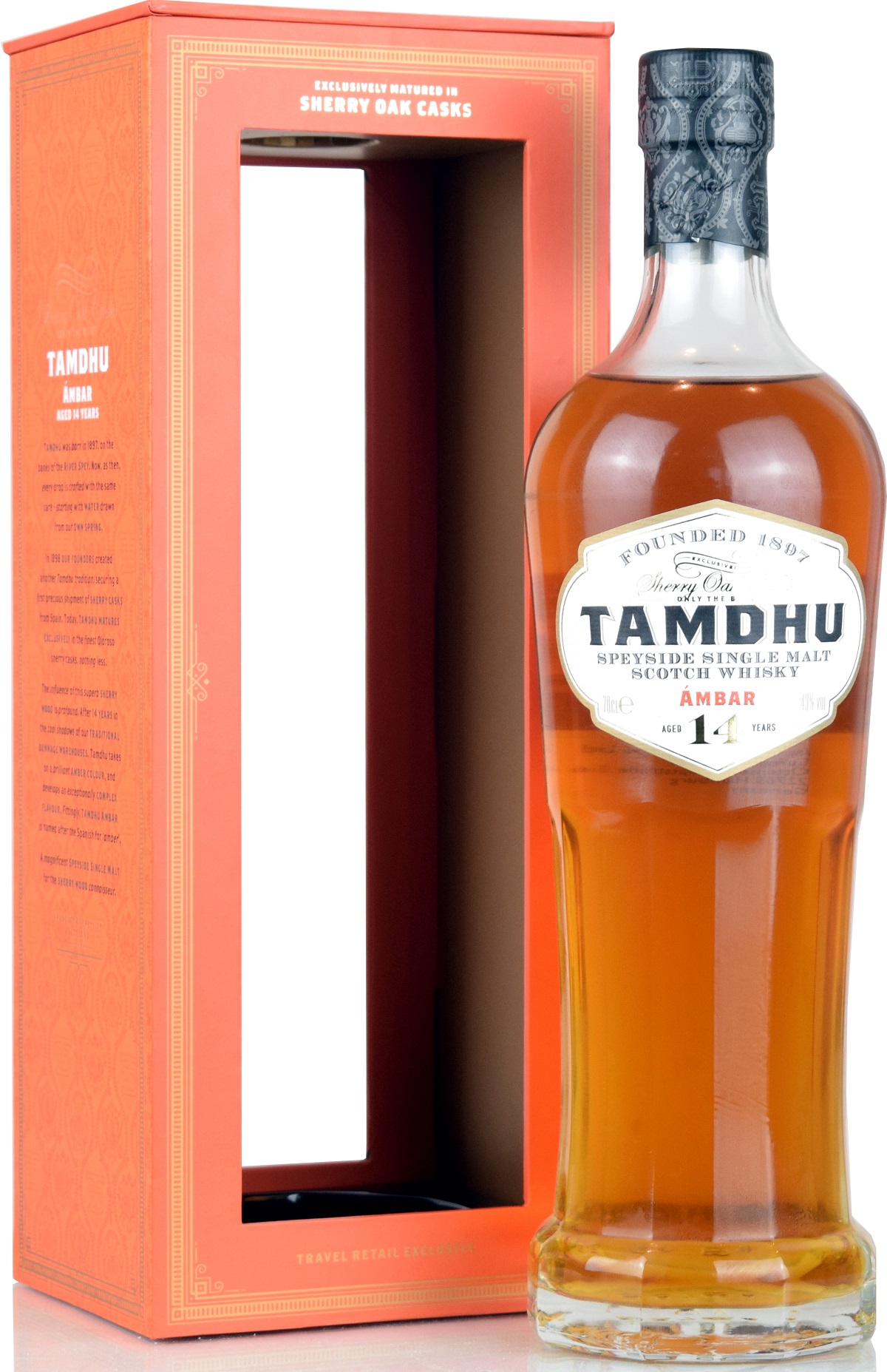 tamdhu_ambar Tamdhu 14 Jahre Ámbar 43% vol.