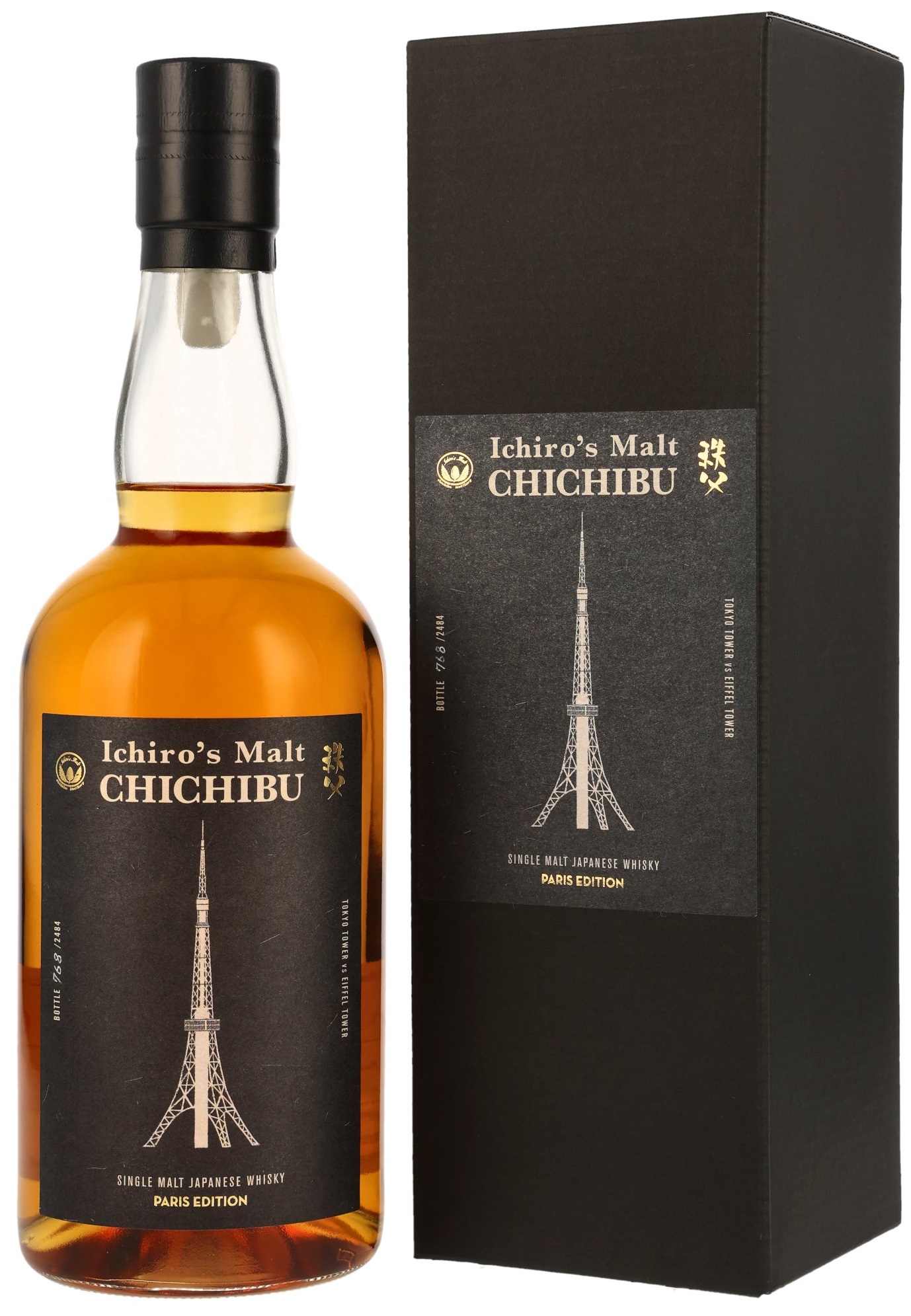Chichibu-Ichiros-Malt-Paris-Edition-2024-Tokyo-Tower-va-Eiffel-Tower Chichibu Ichiros Malt Paris Edition 2024 - Tokyo Tower vs Eiffel Tower 50,5% vol.