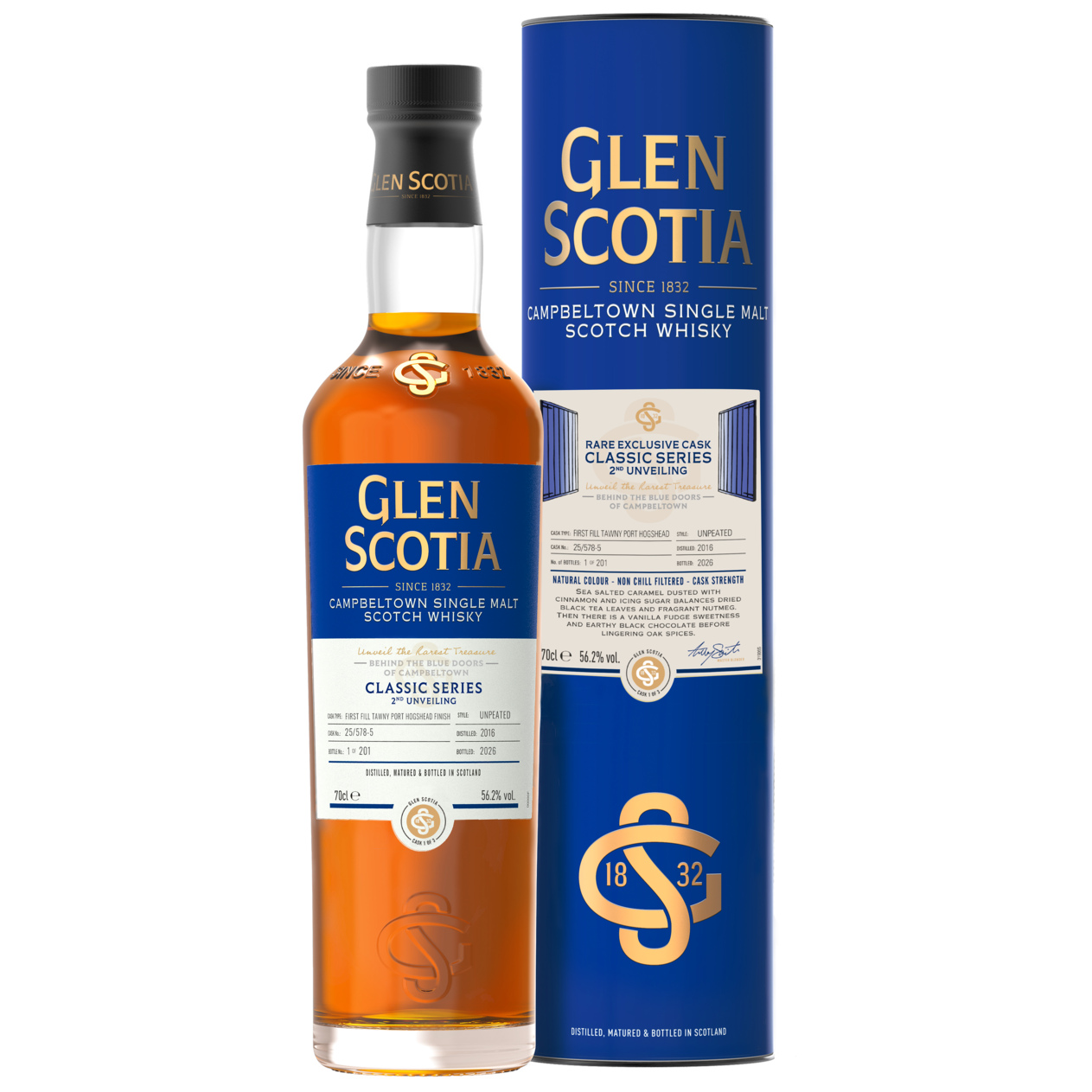 Glen Scotia 2016/2026 1st Fill Tawny Port Classic Series 2nd Unveiling 1/3 56,2% vol.