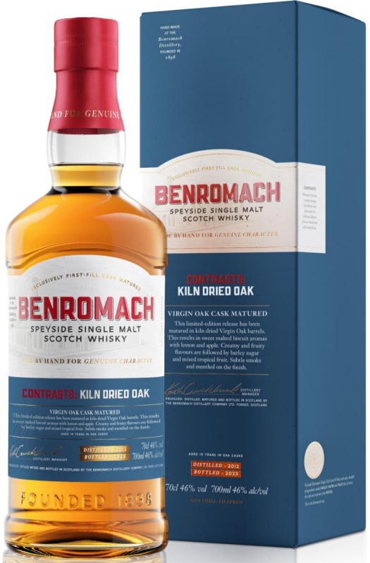 benromach_kiln_dried Benromach 2012/2023 Contrasts:Kiln Dried Oak 46% vol.