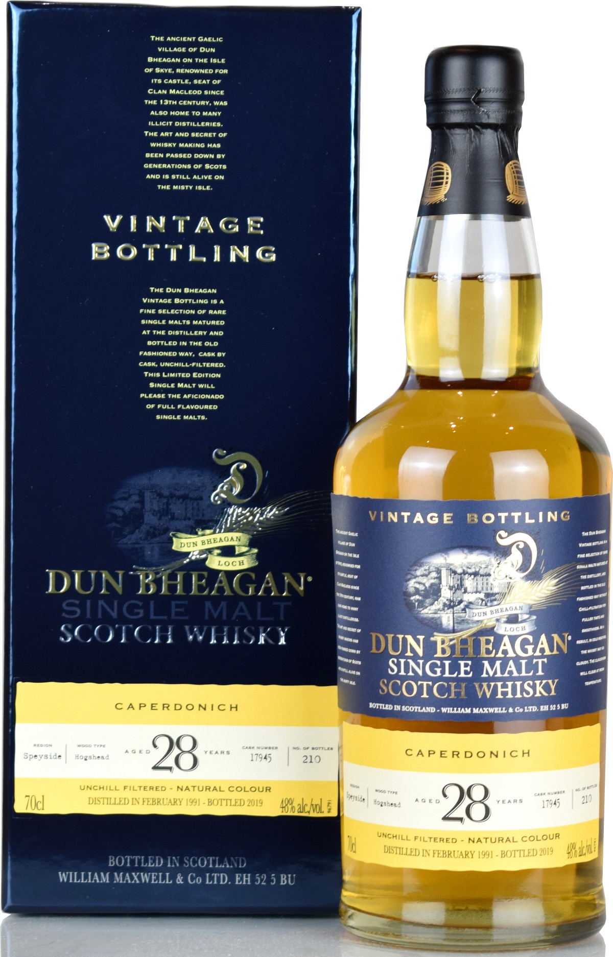 caperdonich_28_dun_bheagan Caperdonich 28 Jahre 1991/2019 Dun Bheagan 48% vol.