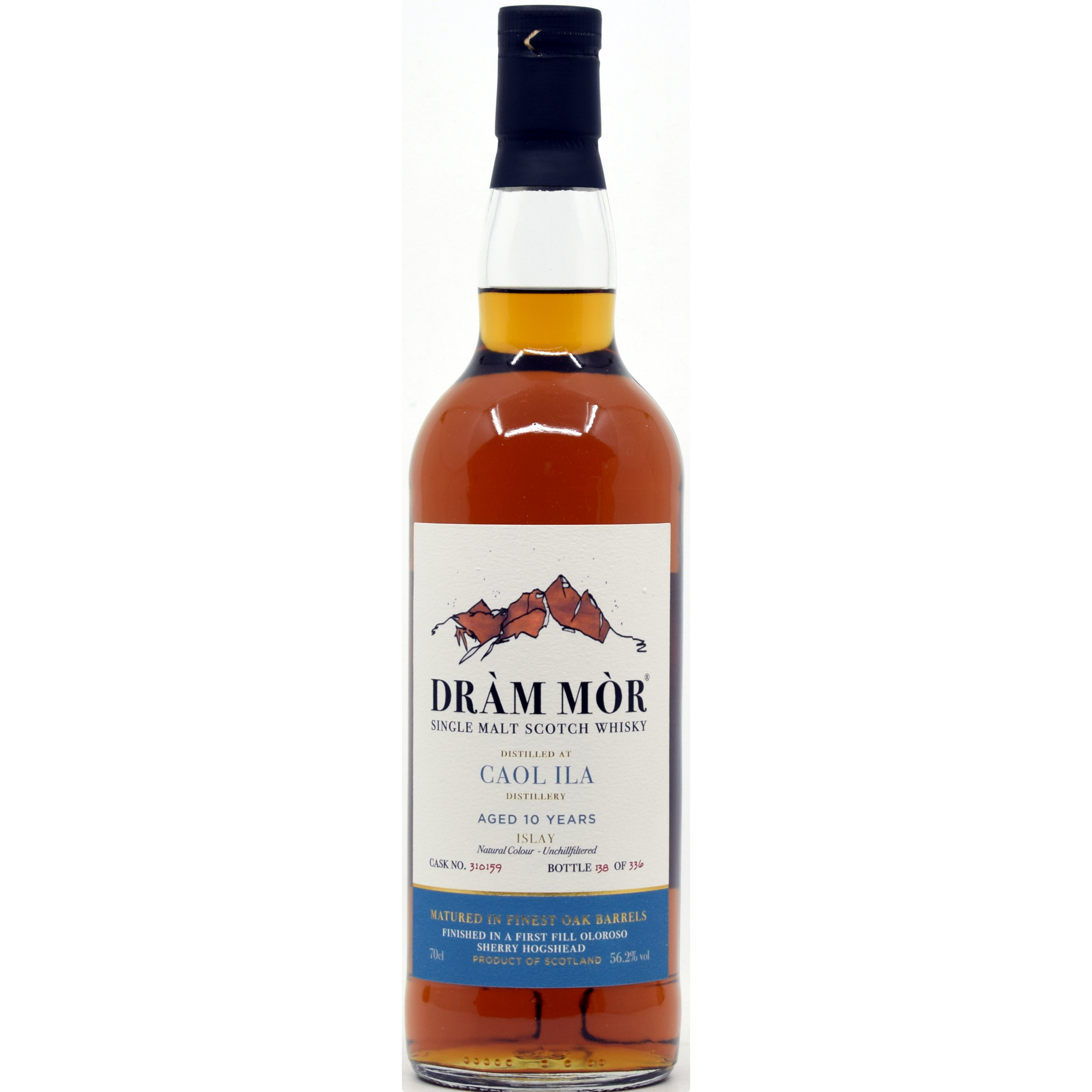 Caol Ila 10 Jahre /2025 1st Fill Oloroso Cask #310159 Dram Mor 56,2% vol.