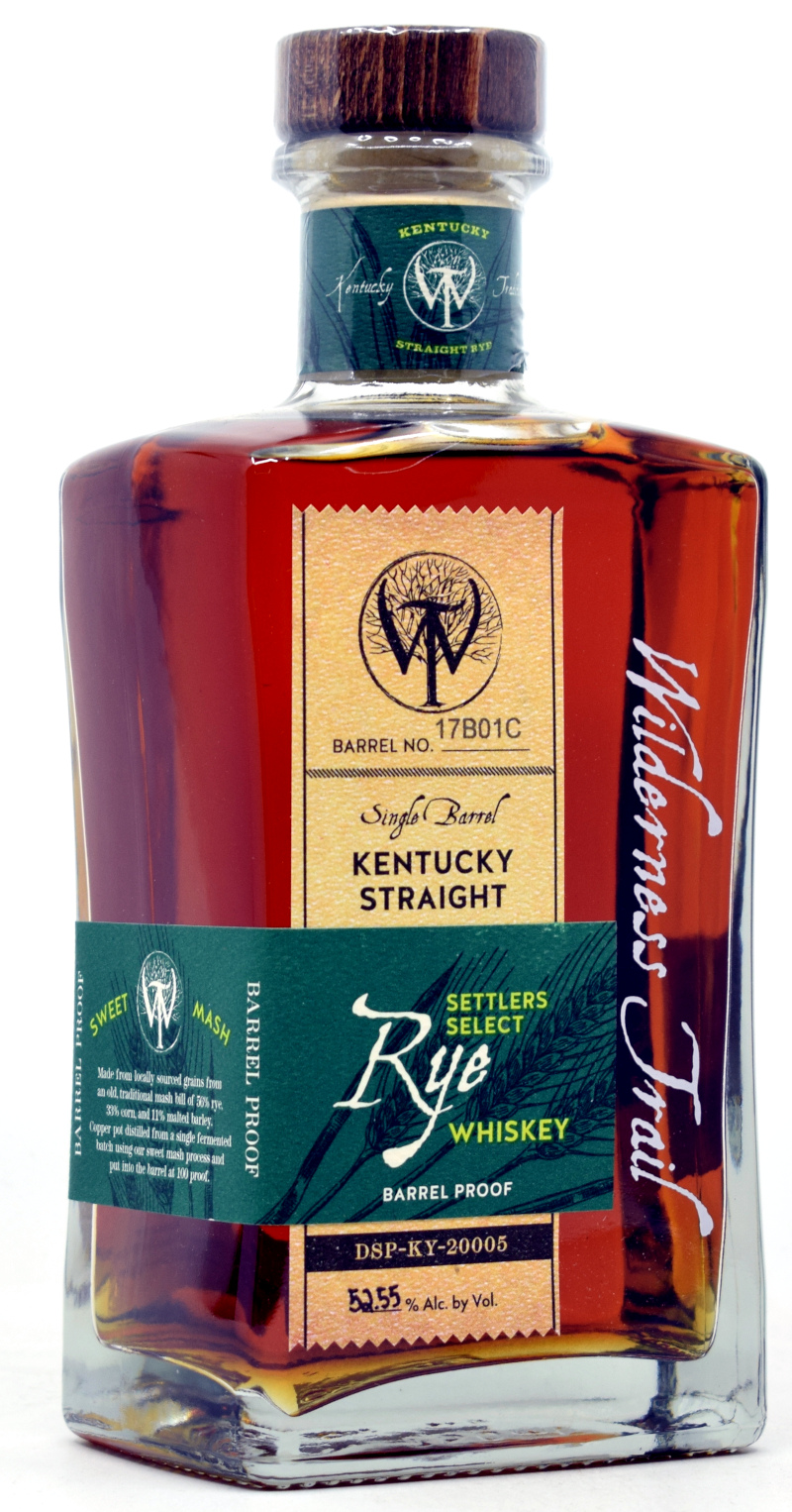wilderness_Rye_barrel_proof Wilderness Trail Kentucky Straight Rye Single Barrel Cask Strength 52,55% vol.