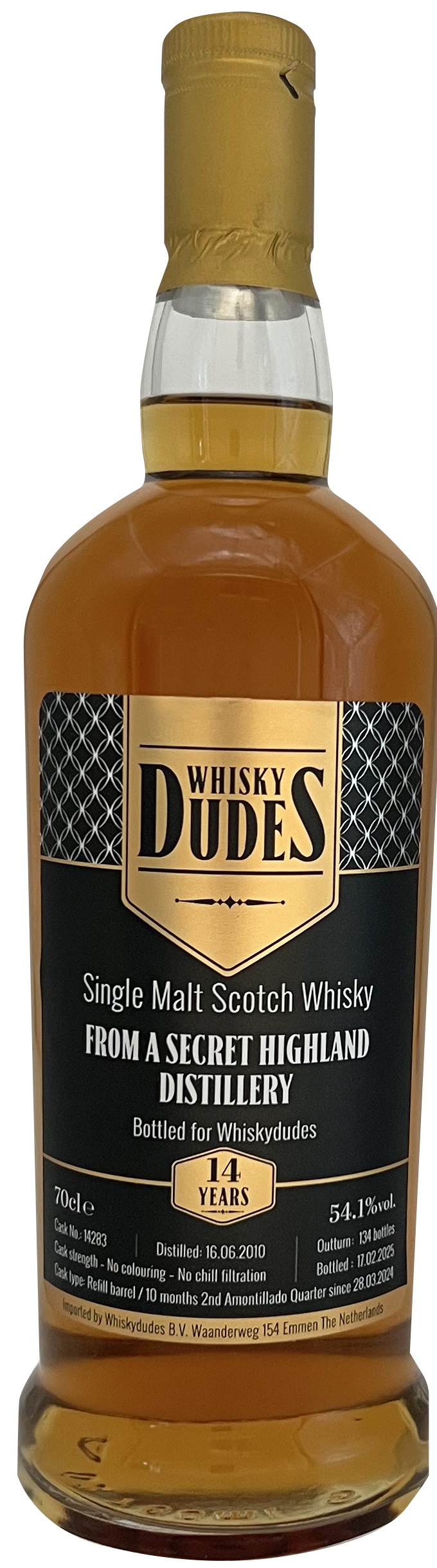 secret-Highland Secret Highland 2010/2025 Amontillado Cask Whiskydudes 54,1% vol.