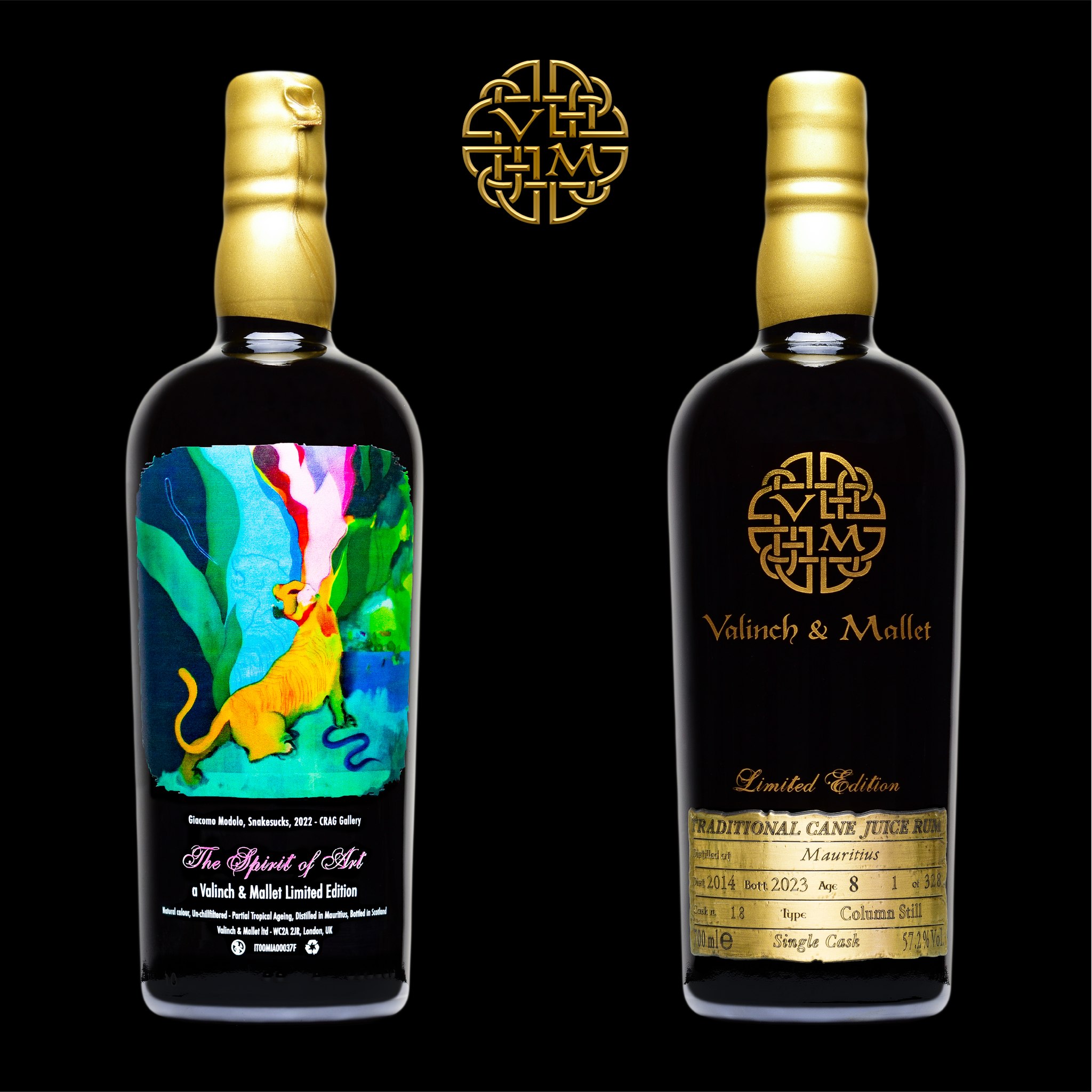 mauritius_8_vm Mauritius Cane Juice Rum 8 Jahre 2014/2023 Valinch & Mallet The Spirit of Art Nr. 5 57,2% vol.