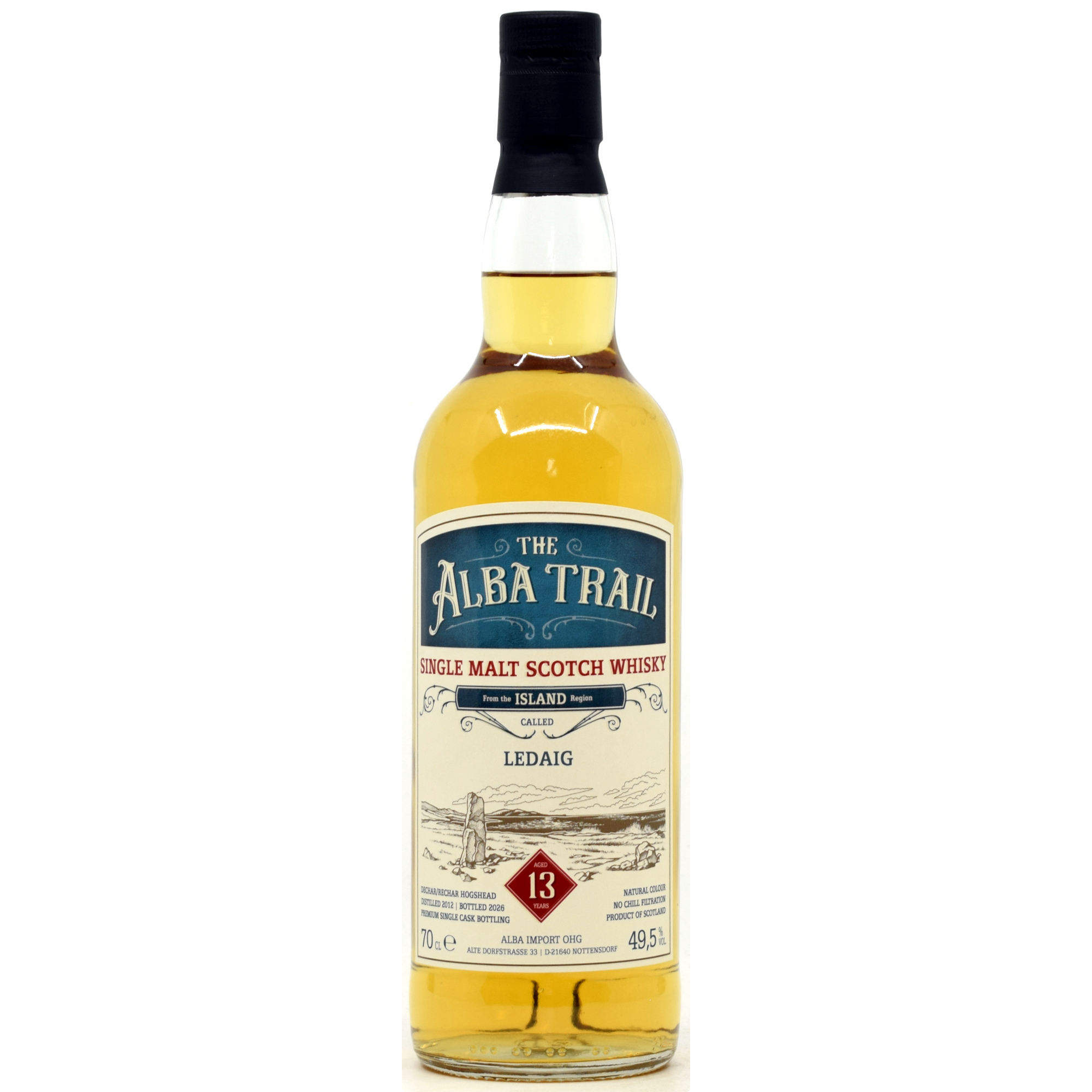 Ledaig 13 Jahre 2013/2026 Dechar/Rechar Cask The Alba Trail 49,5% vol.
