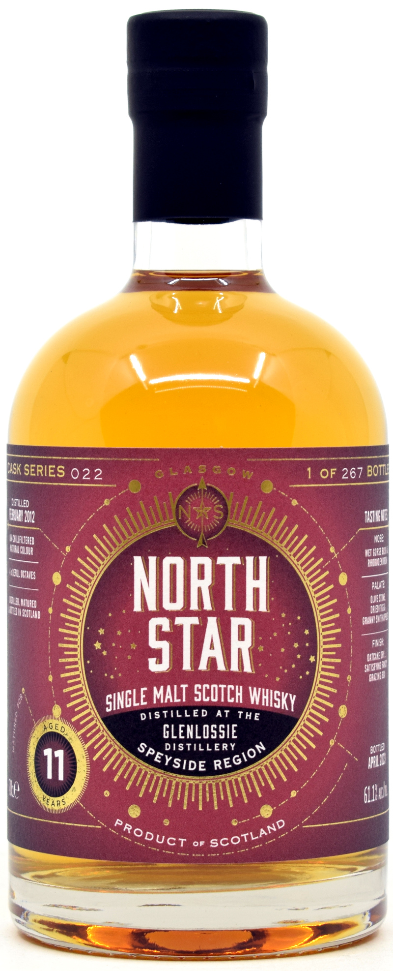 glenlossie_11_NSS Glenlossie 11 Jahre 2012/2023 North Star Spirits #022 61,1% vol.