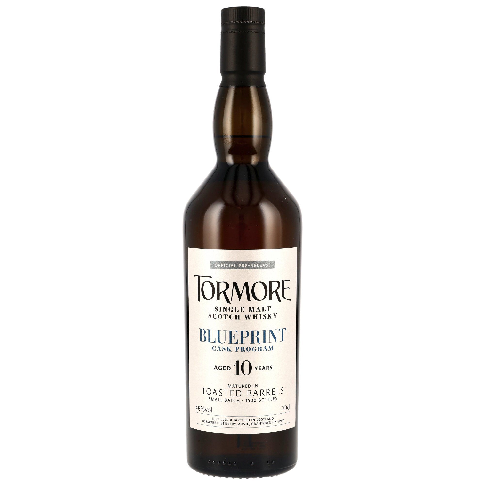 Tormore_blueprint_toasted Tormore 10 Jahre Toasted Barrels Blueprint Cask Program 48% vol.