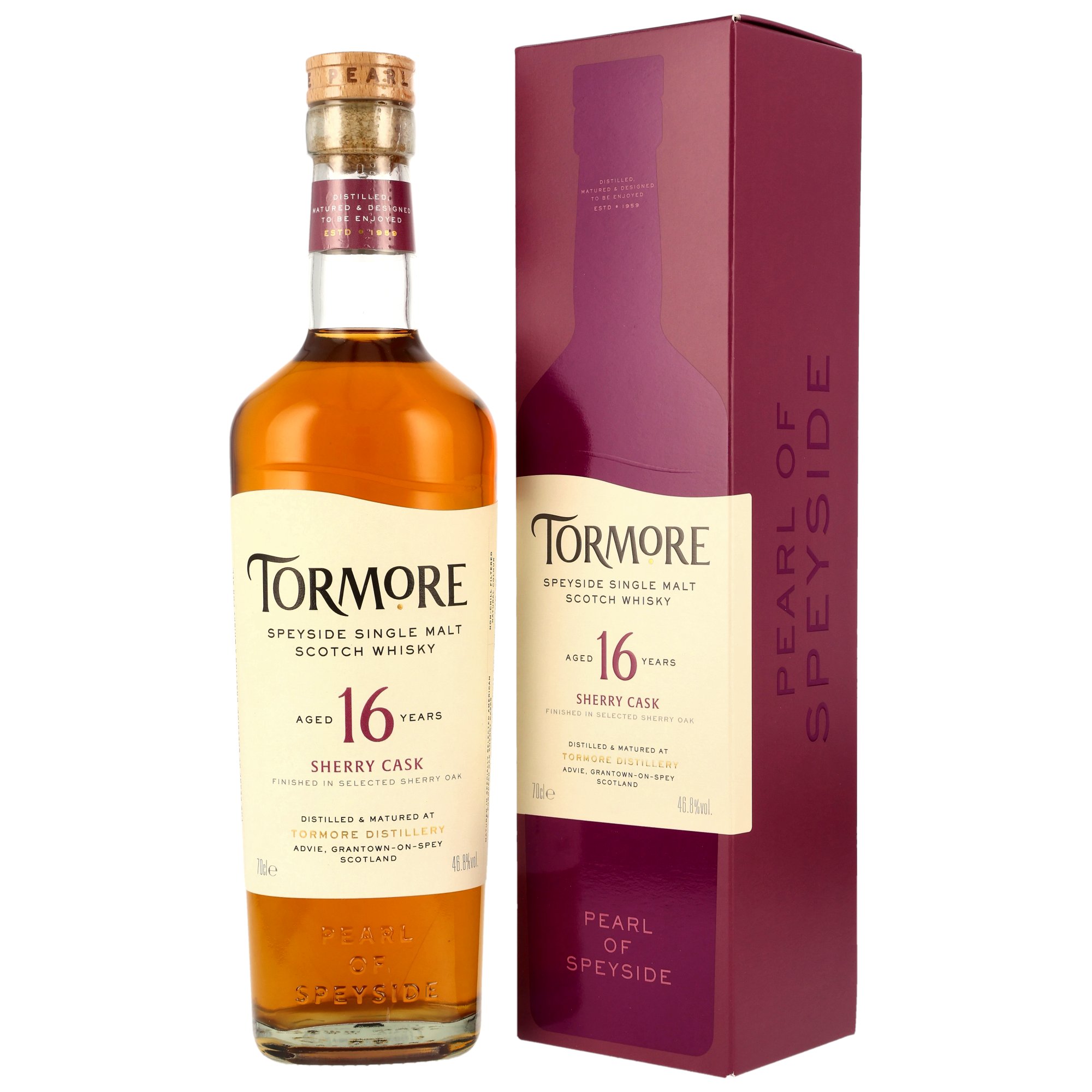 Tormore 16 Jahre Oloroso & Cream Sherry Casks 46,8% vol.