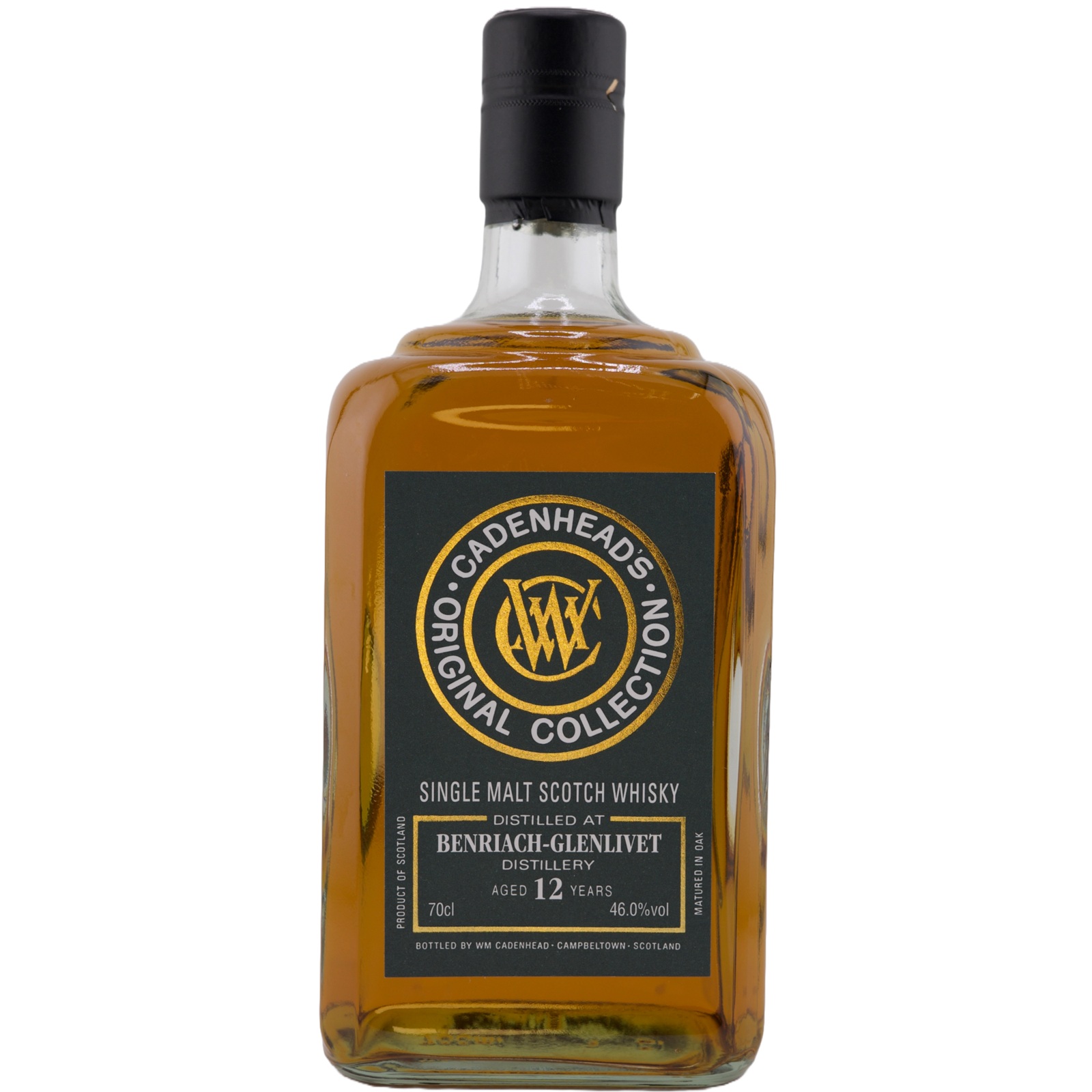 Benriach 12 Jahre 2012/2025 Amontillado Cask Cadenhead Original Collection 46% vol.