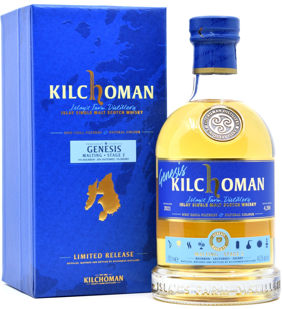 kilchoman_genesis_2 Kilchoman GENESIS Malting Stage 2 49,2% vol.