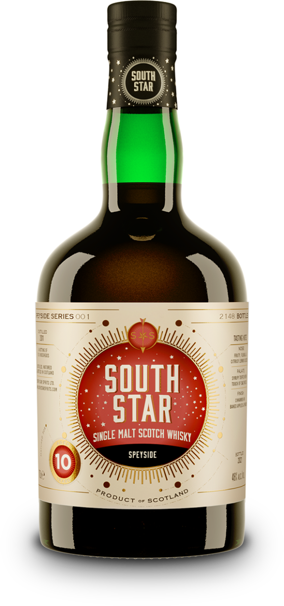 SSS-Speyside Speyside 10 Jahre 2011/2021 South Star Spirits 48% vol.