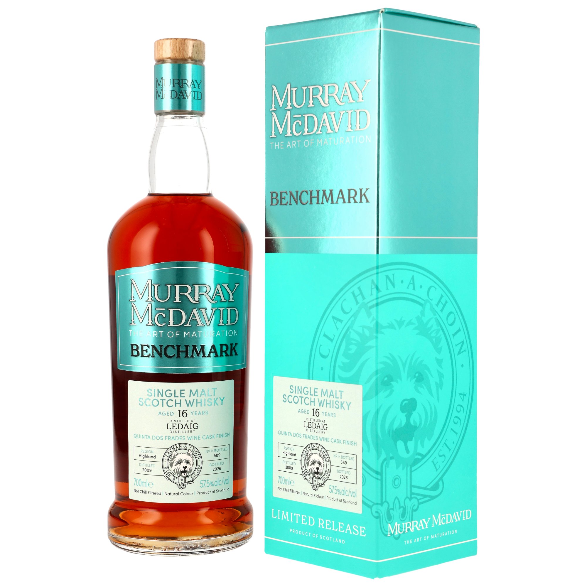 Ledaig 16 Jahre 2009/2026 Quinta Dos Frades Wine Cask  Murray McDavid 57,5% vol.