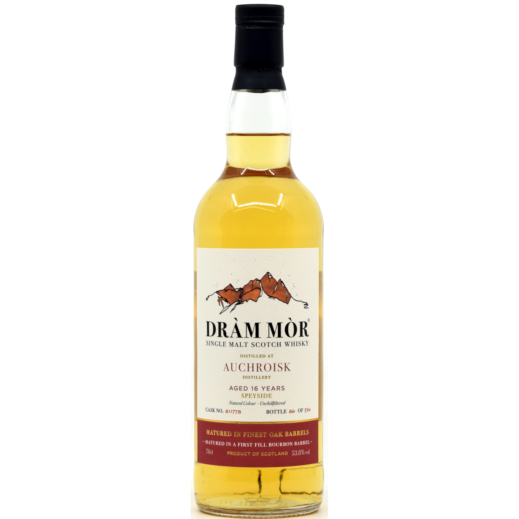 Auchroisk 16 Jahre 2009/2025 Bourbon Cask Dram Mor 53,8% vol.